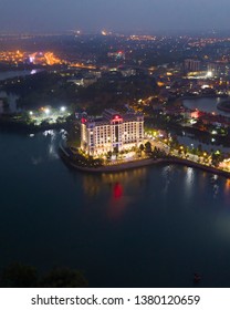 Vinh Phuc, Vietnam April 24, 2019: A Small Corner Of Dam Vac Tourist Area In Vinh Yen City, Vinh Phuc Province.