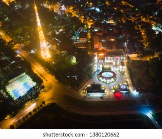 Vinh Phuc, Vietnam April 24, 2019: A Small Corner Of Dam Vac Tourist Area In Vinh Yen City, Vinh Phuc Province.