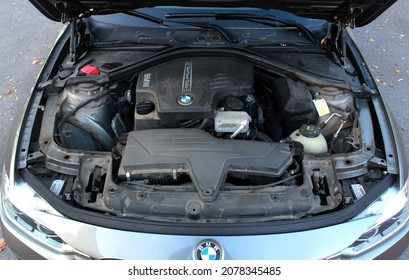 how to open the hood of a 2013 bmw 328i