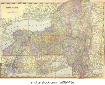 173 Antique new york map Images, Stock Photos & Vectors | Shutterstock