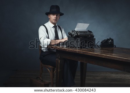 Similar – Image, Stock Photo typewriter Style