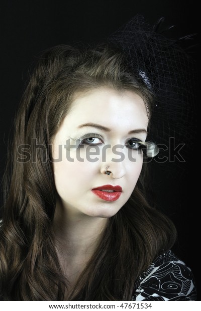Vintage 1940 Pinup Girl Stock Photo Edit Now 47671534