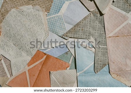 vintage airmail envelope pattern, Old open airmail paper envelopes, vintage design pattern
