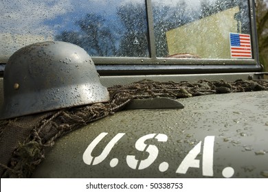 Vintage American Army Jeep