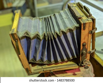 Vintage Or Antique, Medium Format Camera Bellows, Unbranded, Unknown Manufacturer, Circa 1800's. 