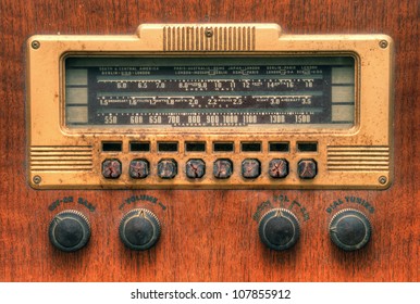 Vintage Antique Radio Dial