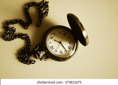 Vintage Antique Watch On A Chain 