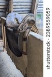 vintage army saddle McClellan style