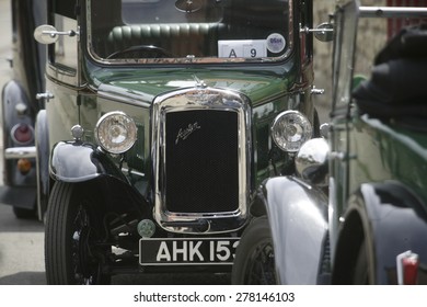 a vintage Austin 7 car photographed at an event at the National Tramway Museum, Crich,derbyshire, Britain.taken 05/10/2012 - Shutterstock ID 278146103