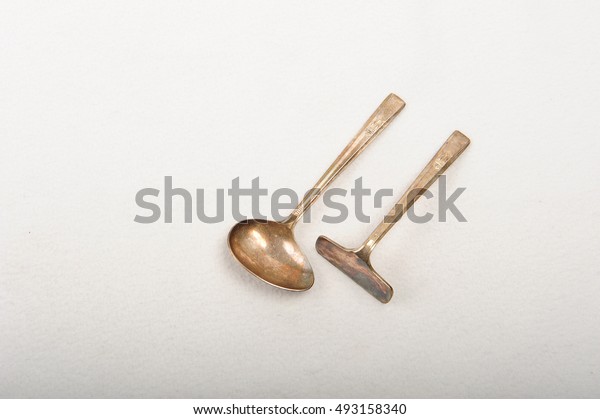 antique baby spoons