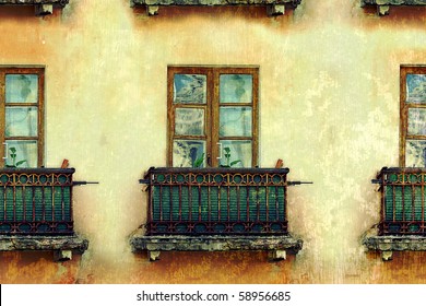 Vintage Balcony