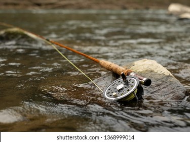 old bamboo fishing rods