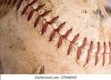 Vintage Baseball Concept/Close Up Texture