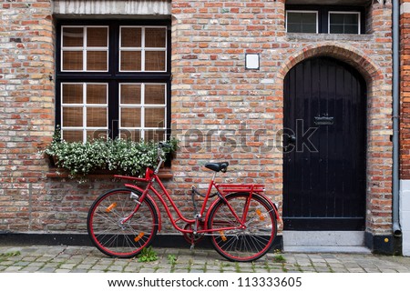Similar – Image, Stock Photo Brick wall with window