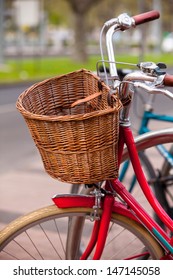 Vintage Bicycle With Basket