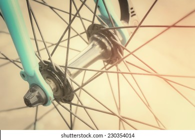 Vintage Bicycle Wheel