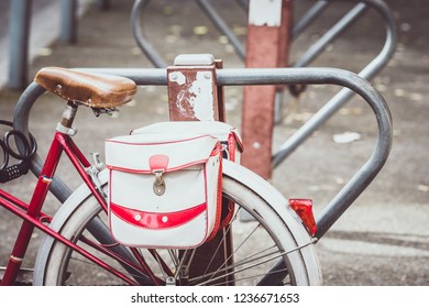 vintage bike bag