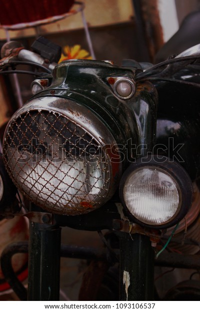 vintage bike headlight