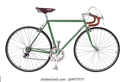 green vintage bike