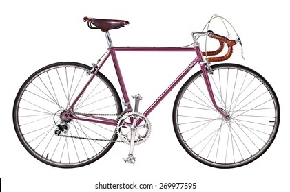 vintage pink bike