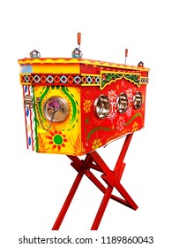 Vintage Bioscope Representing Colorful India & Cinema Of India