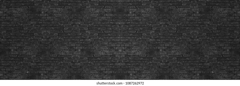 Vintage Black Wash Brick Wall Texture Stock Photo 1087262972 | Shutterstock