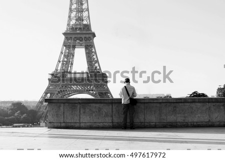 Similar – Image, Stock Photo encore une fois, la tour eiffel !