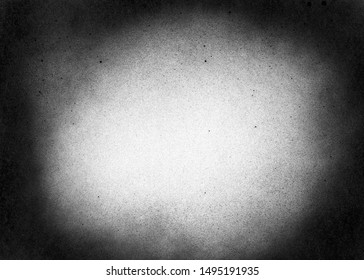 Vintage black and white noise texture. Abstract splattered background for vignette.