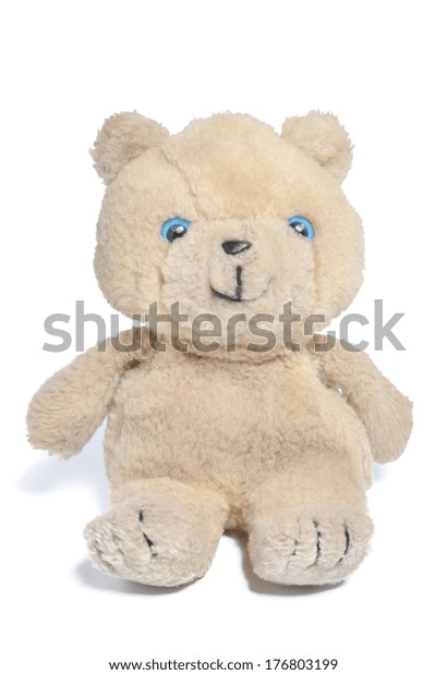 blue eyed teddy bear