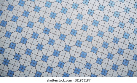 Vintage Blue Tiles