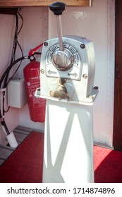 A Vintage Boat Throttle In German