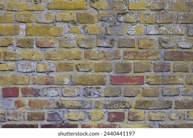 Vintage Brick Wall: Diverse Colorful Antique Structure. - Powered by Shutterstock