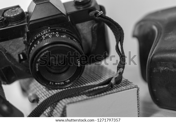 Vintage Camera With
Lens