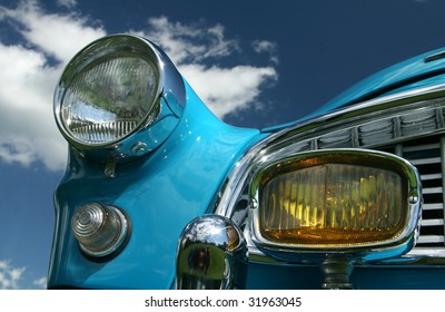 Vintage car close-up - Powered by Shutterstock