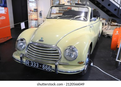 Vintage car DKW F91 build 1953, Automuseum Melle in Lower Saxony, Germany, 02-06-2022