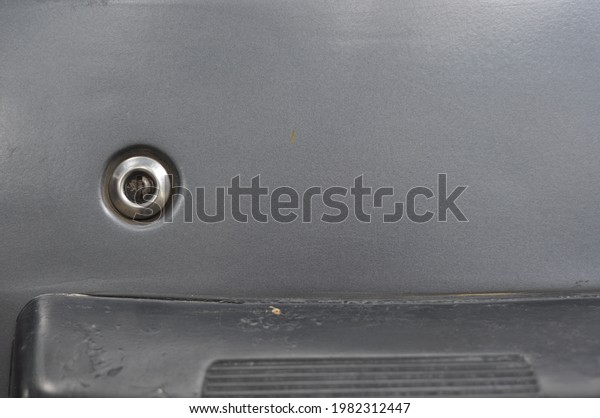 vintage car door\
lock of an old suzuki\
vitara