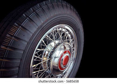 Vintage car tire