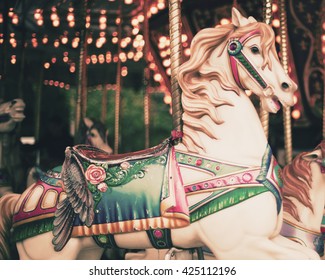Vintage carousel horse