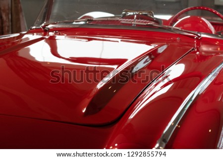 vintage cars closeup