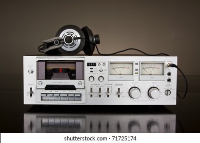 Vintage Cassette Stereo Tape Deck Recorder