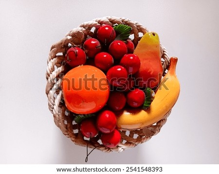 Similar – Quarkkuchen mit Himbeeren