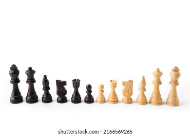 Vintage chess board with checkers, pawns, knights, rooks, bishops, queen and king, black and white colors. Chess board game for ideas and competition and strategy, business success concept. - Powered by Shutterstock