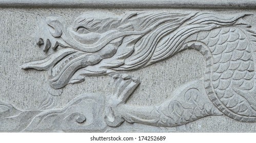 Vintage Chinese Stone Dragon Statue Stock Photo 174252689 | Shutterstock