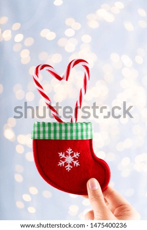 Similar – Image, Stock Photo Christmas Flatlay Candy