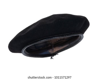 classic black beret