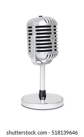 209,772 Microphone on white background Images, Stock Photos & Vectors ...