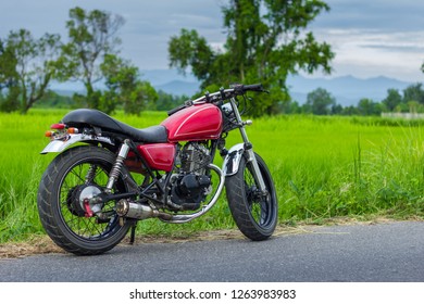 Vintage classic motorcycle. susuki gn125cc - Powered by Shutterstock