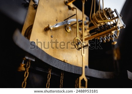 vintage clock, antique, pendulum swing, timepiece