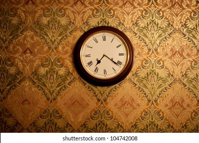 Vintage Clock On A Wall