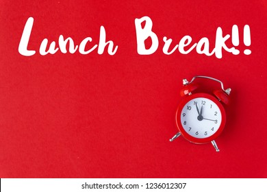 lunch break clock